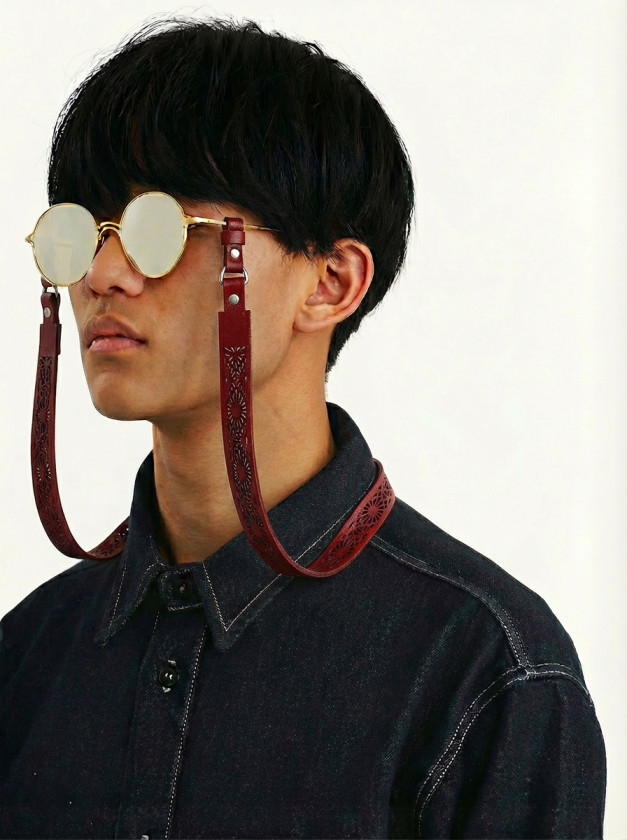 بند عینک شیک زنانه مردانه چرم با طراحی خاص