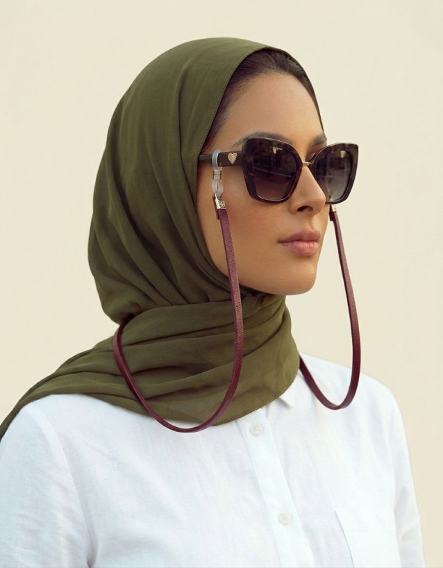 بند عینک شیک زنانه مردانه چرم با طراحی خاص